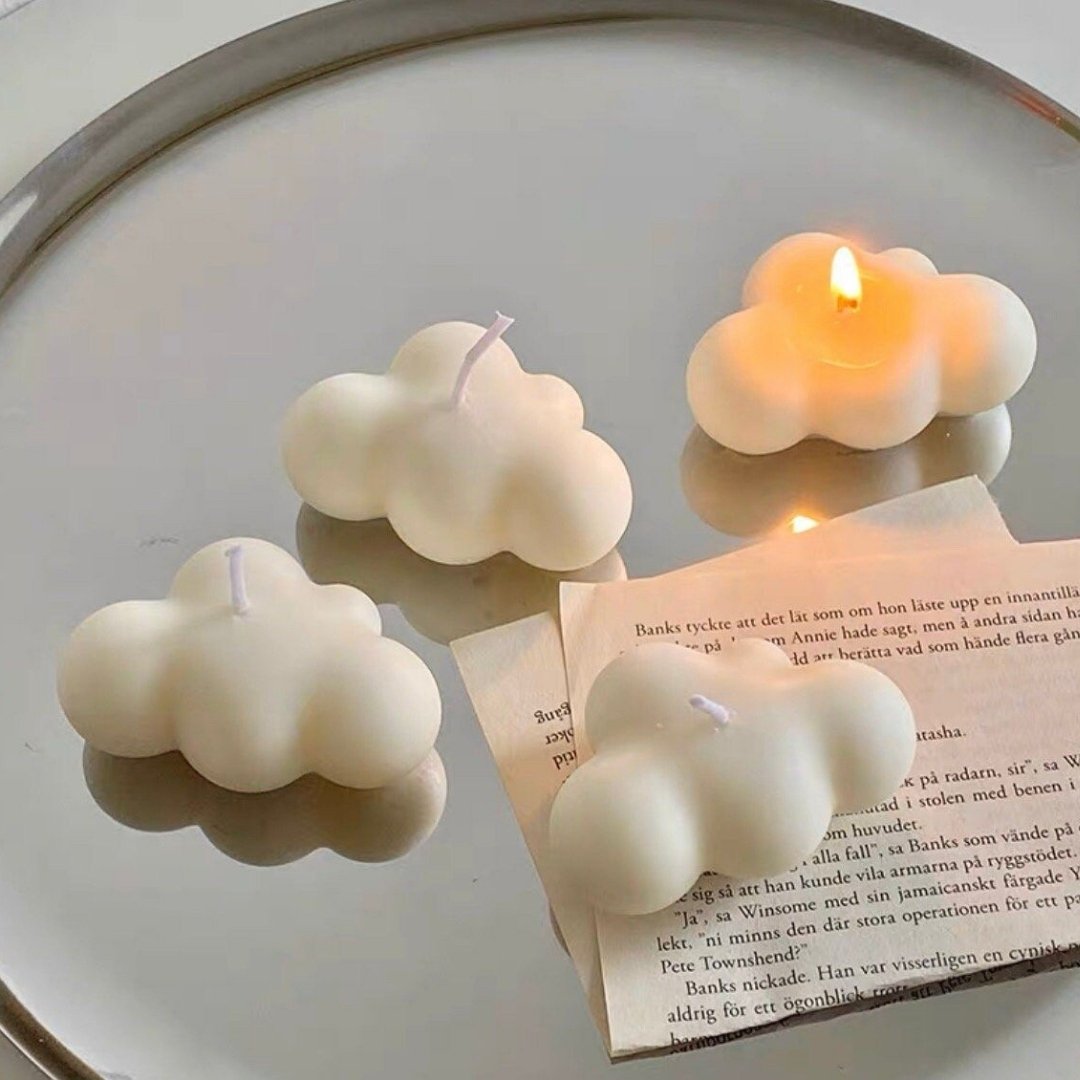 Cloud Candle (Set of 3)